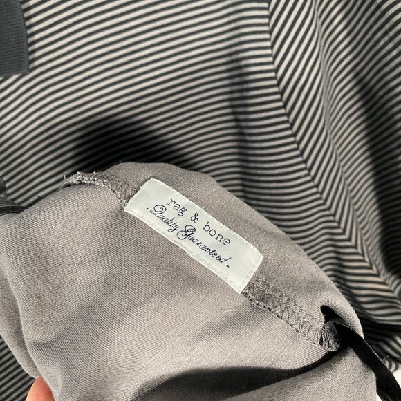 Rag & Bone Striped Polo Shirt Size L - Picture 5 of 8
